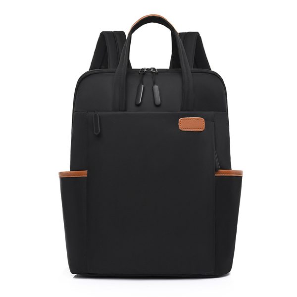 Oxford cloth casual large capacity one bag Travel backpack for women laptop backpack black