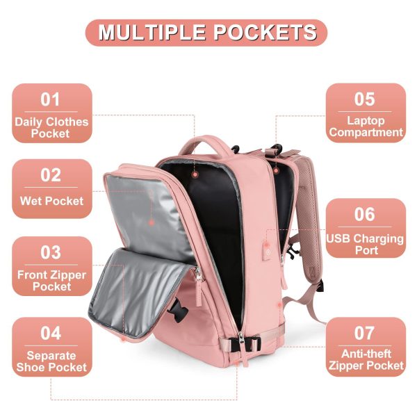 Waterproof Travel backpack for women large capacity travel backpacks for men student schoolbag luggage bag