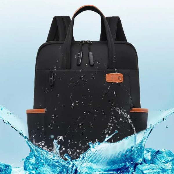 Oxford cloth casual large capacity one bag Travel backpack for women laptop backpack black