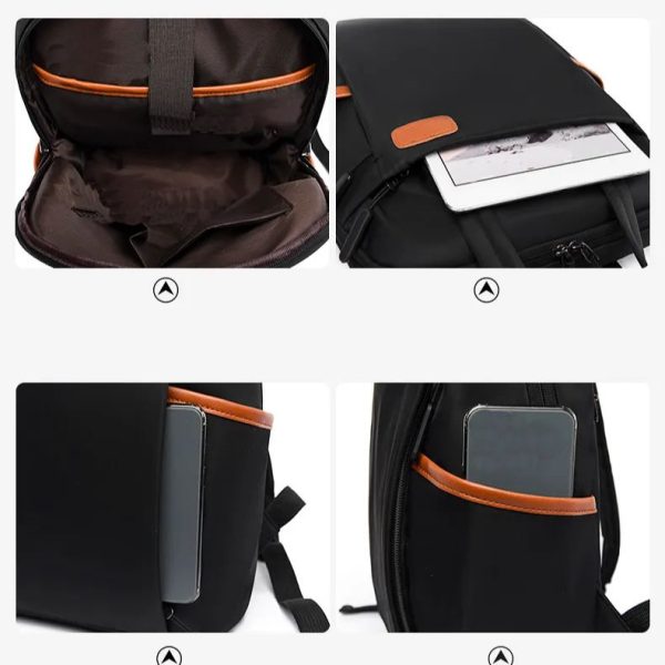Oxford cloth casual large capacity one bag Travel backpack for women laptop backpack black