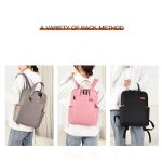 Oxford cloth casual large capacity one bag Travel backpack for women laptop backpack black