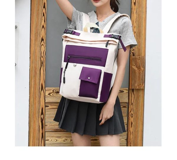 Oxford cloth backpack Women large capacity travel backpack Casual laptop bag