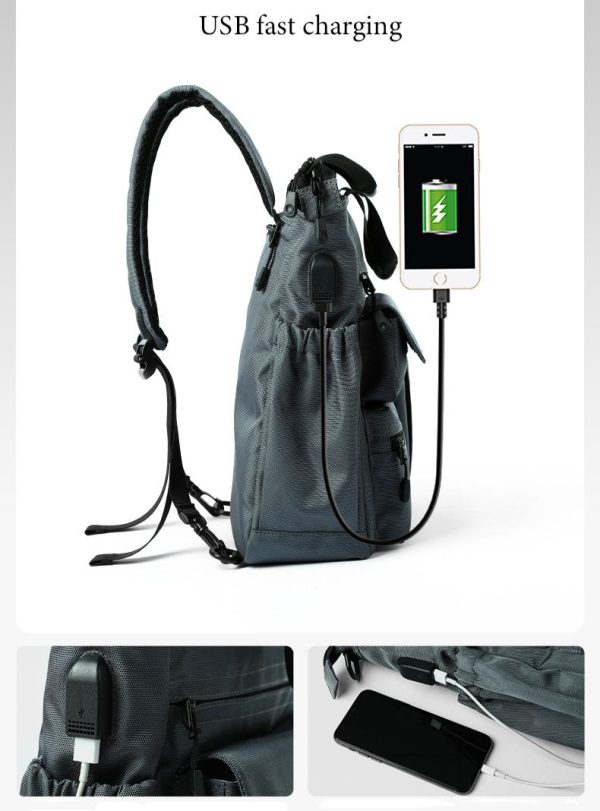 Multifunctional Laptop Messenger Bags For Men Anti Theft Crossbody Bag and Business Backpack Briefcase