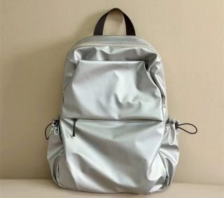 Lightweight Travel School Backpacks Silver Black 14-inch