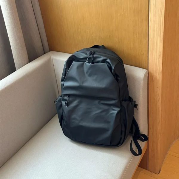 Lightweight Travel School Backpacks Silver Black 14-inch