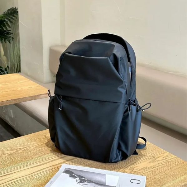 Lightweight Travel School Backpacks Silver Black 14-inch