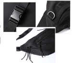 Large Waterproof Fanny Pack Gym Waist Chest Bag Mens Cloth Crossbody Bags