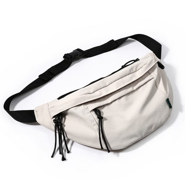 Large Waterproof Fanny Pack Gym Waist Chest Bag Mens Cloth Crossbody Bags