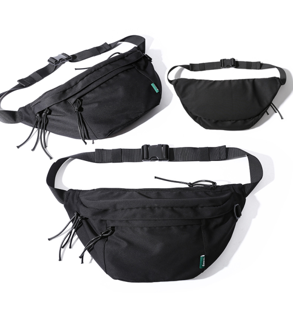Large Waterproof Fanny Pack Gym Waist Chest Bag Mens Cloth Crossbody Bags